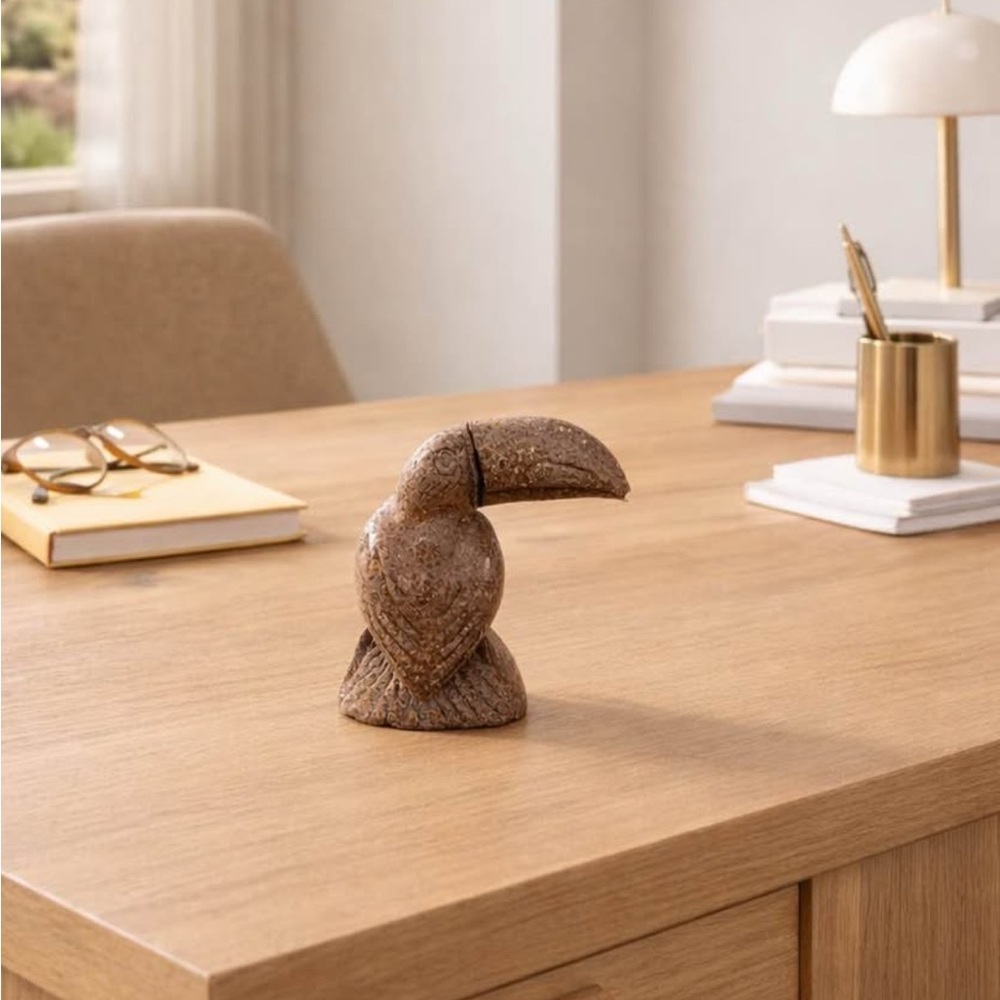 Vintage Mid-Century Toucan Sculpture